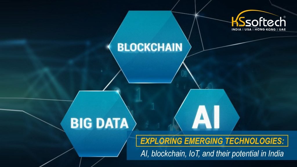 India's Tech Evolution in AI, Blockchain, and IoT.