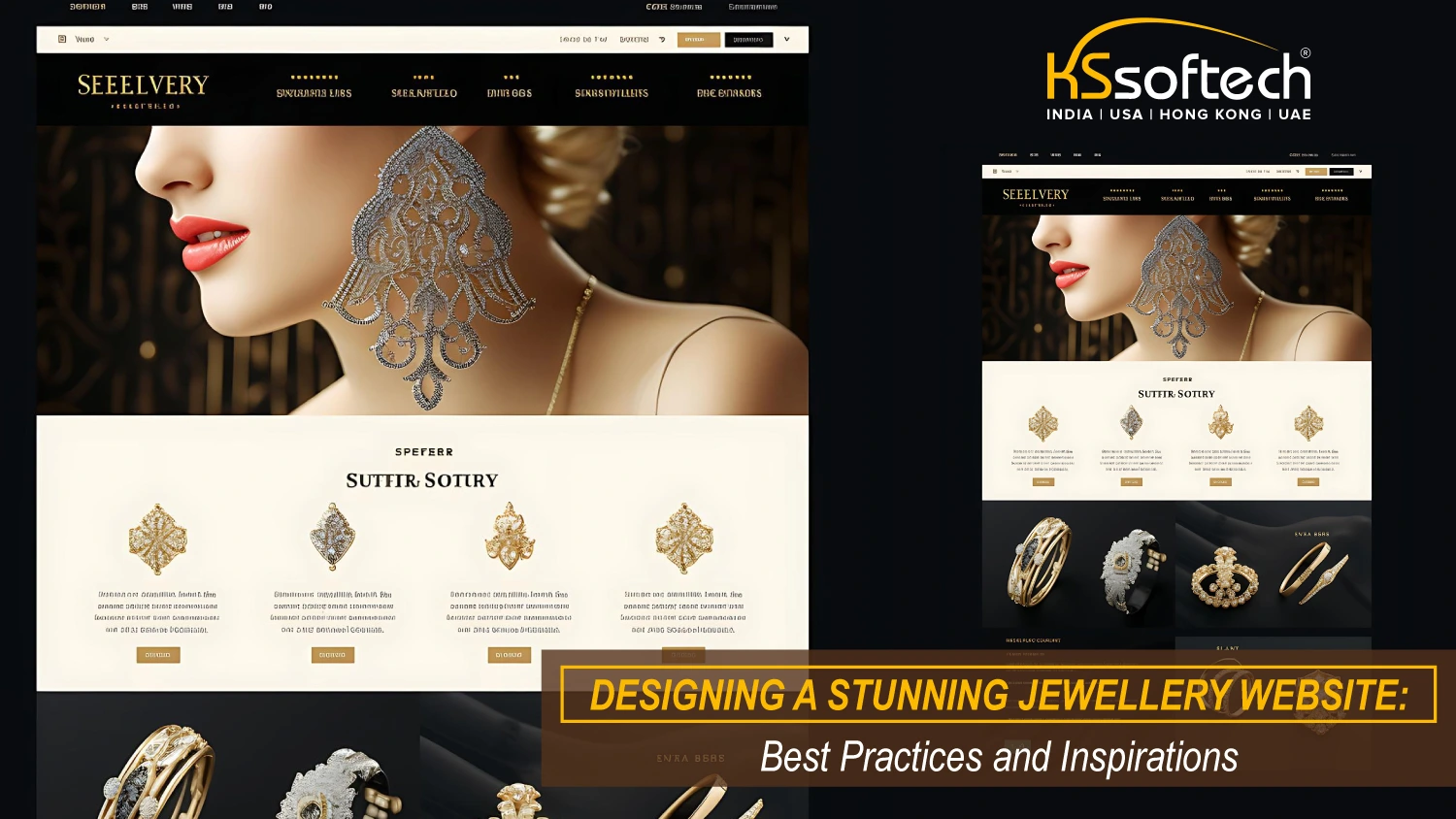 Designing a Stunning jewellery Website: Best Practices and Inspirations