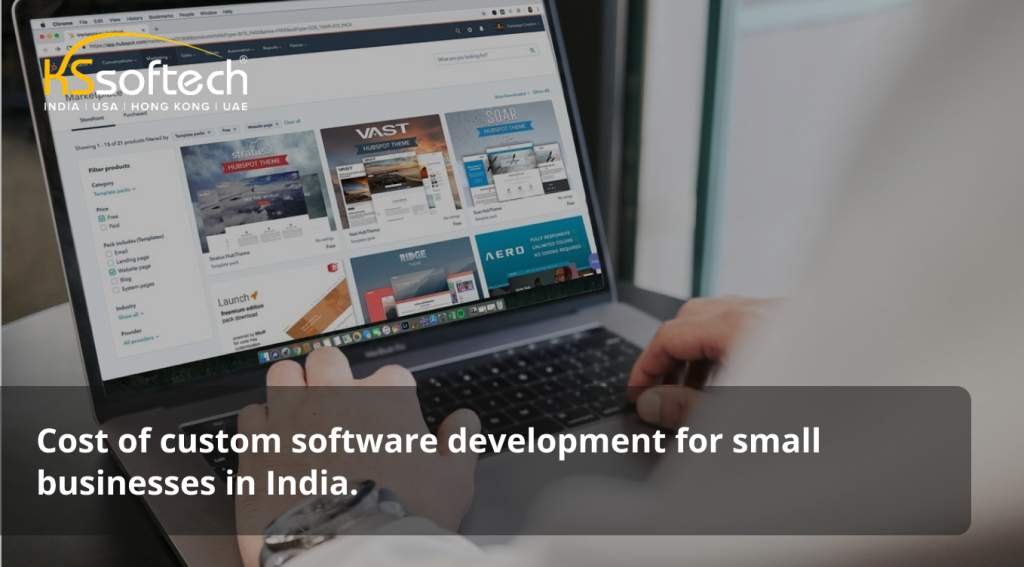 Cost of custom software development for small businesses in India
