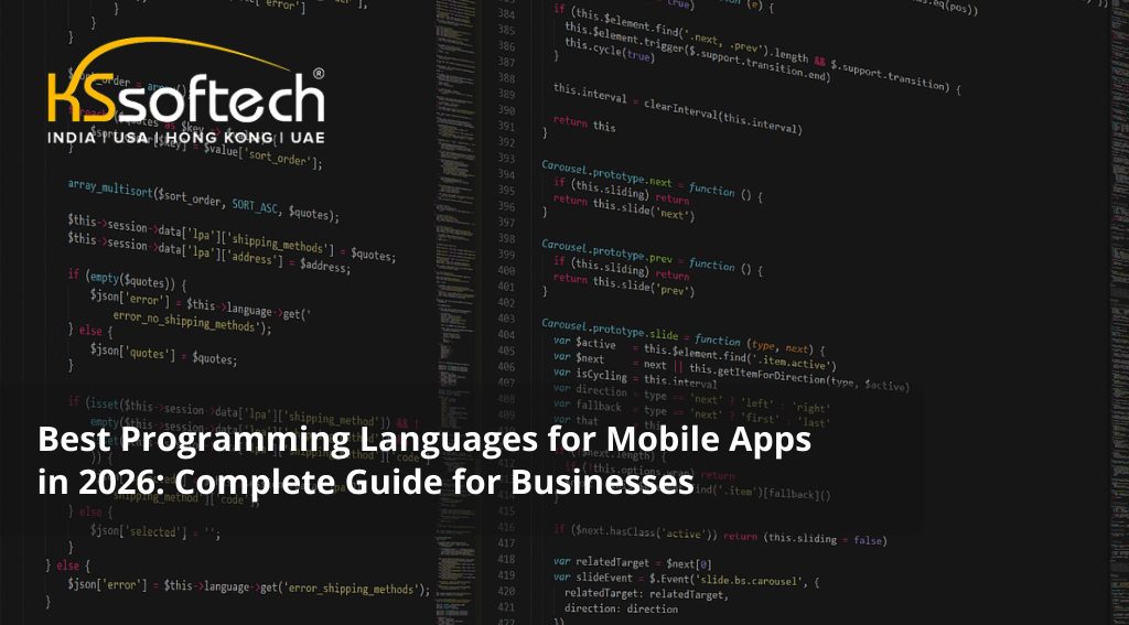 Best Programming Languages for Mobile Apps in 2026: Complete Guide for Businesses