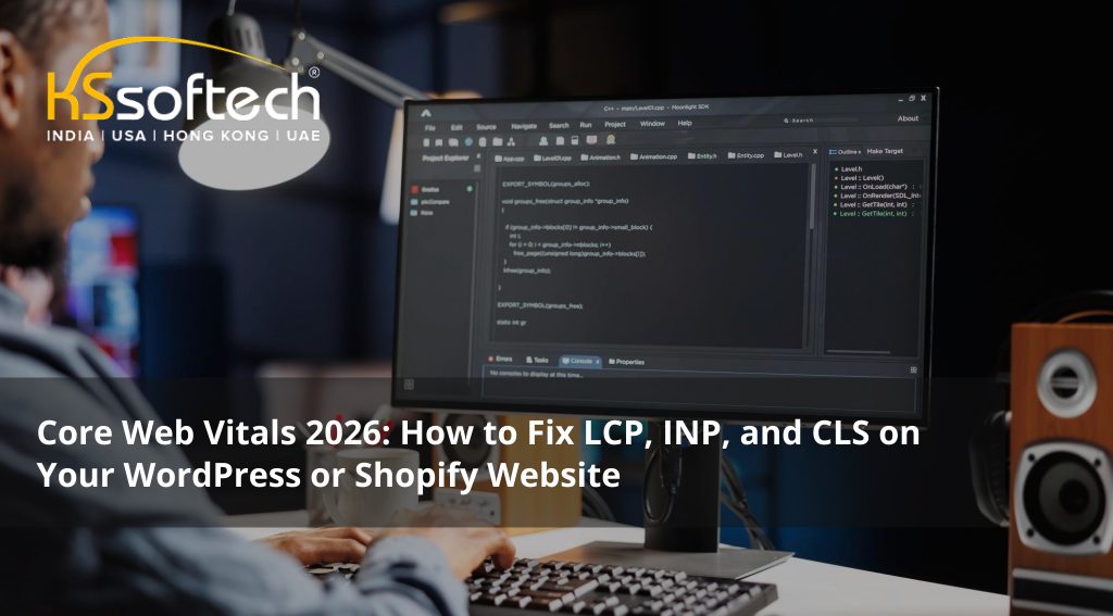 Core Web Vitals 2026: How to Fix LCP, INP, and CLS on Your WordPress or Shopify Website